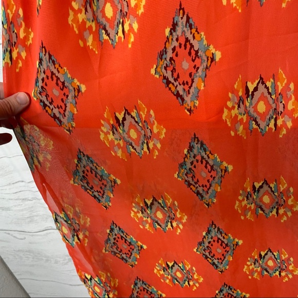 Ezra NWT tribal print maxi dress - Picture 7 of 9